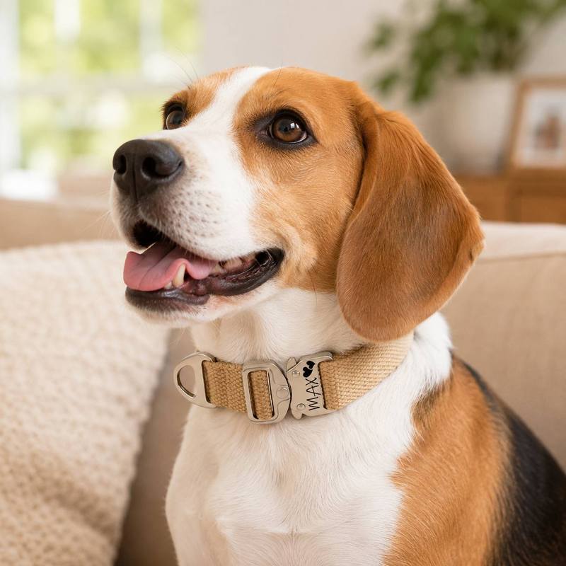 Outdoor Adventure Vector - Collier tactique personnalisé pour chien -