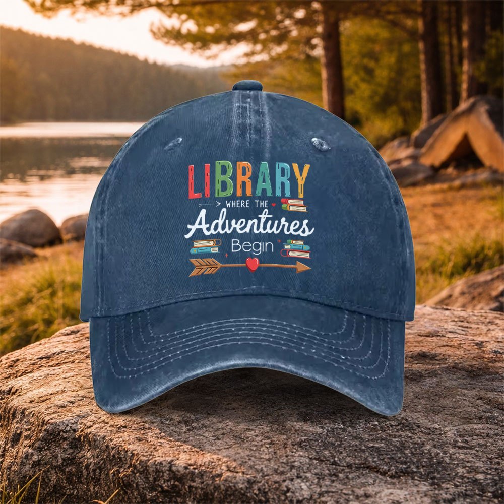 Outdoor Adventure Books - Casquette de baseball décontractée et polyvalente,
