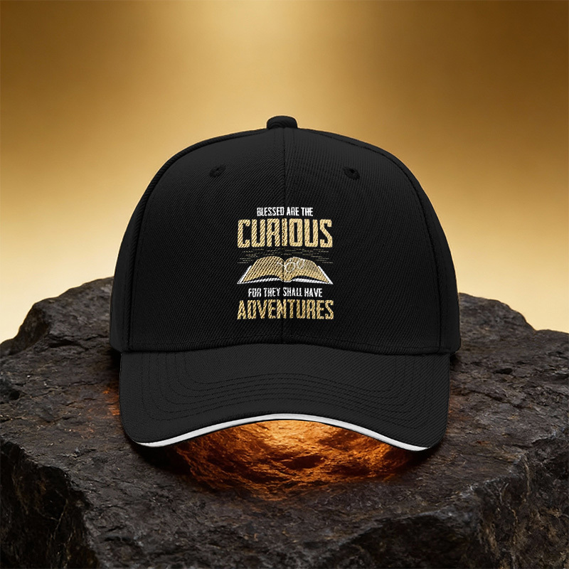 Outdoor Adventure Books - Casquette de baseball unisexe imprimée avec