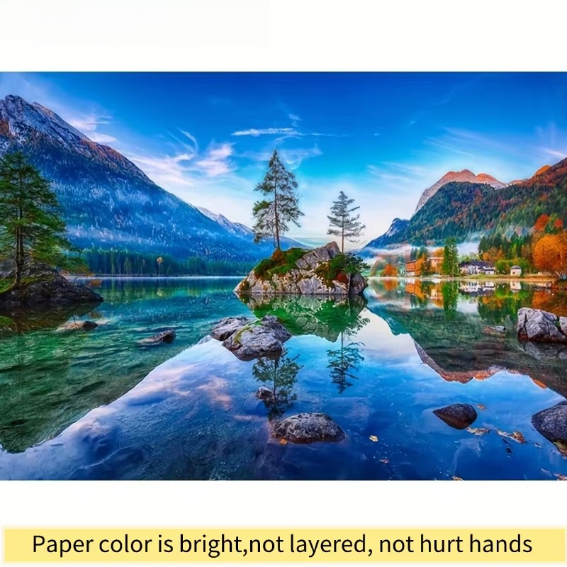 Outdoor Adventure Series - Puzzle réflexif du lac Hintersee 70x50,