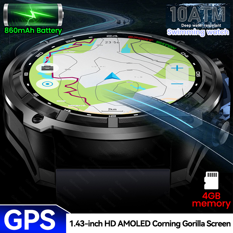 Outdoor Adventure Hours - Nouvelle aventure GPS hommes montre intelligente