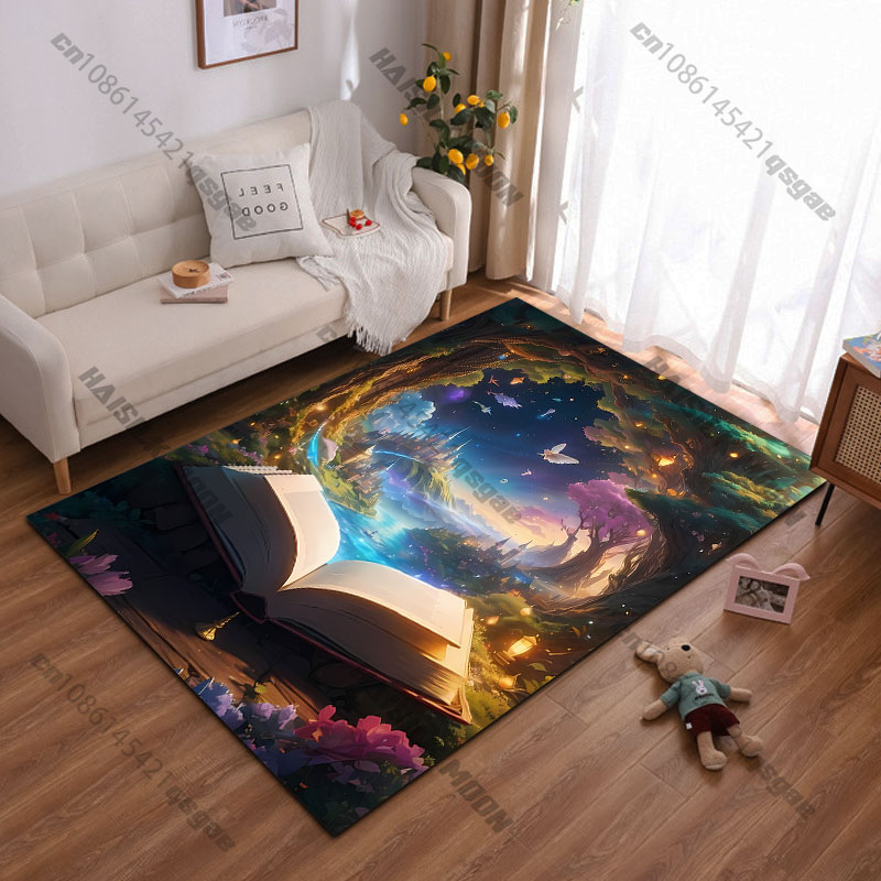 Outdoor Adventure Books - Tapis d'aventure magique fantastique, tapis de