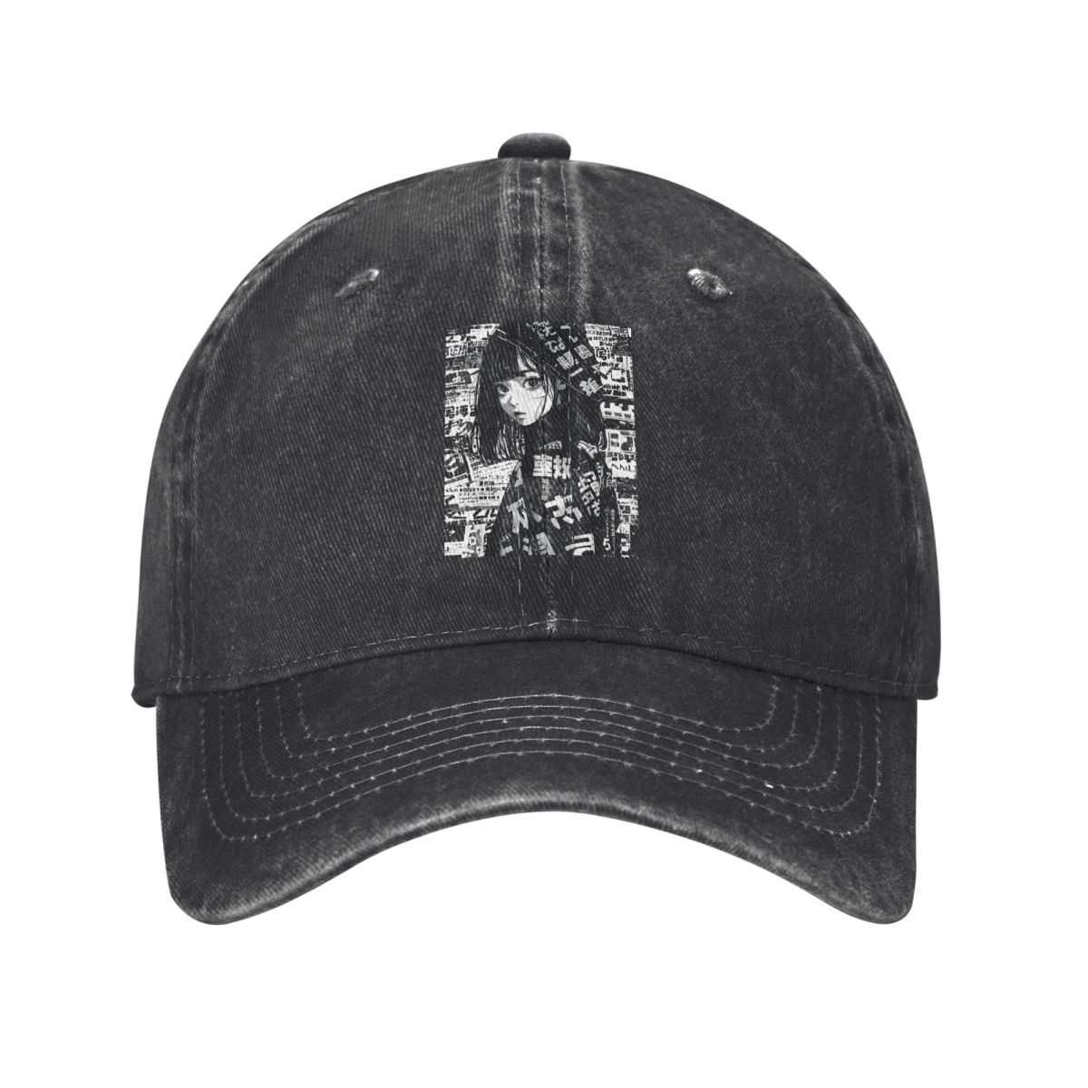 Outdoor Adventure Girl - Grunge Anime Manga fille denim chapeau