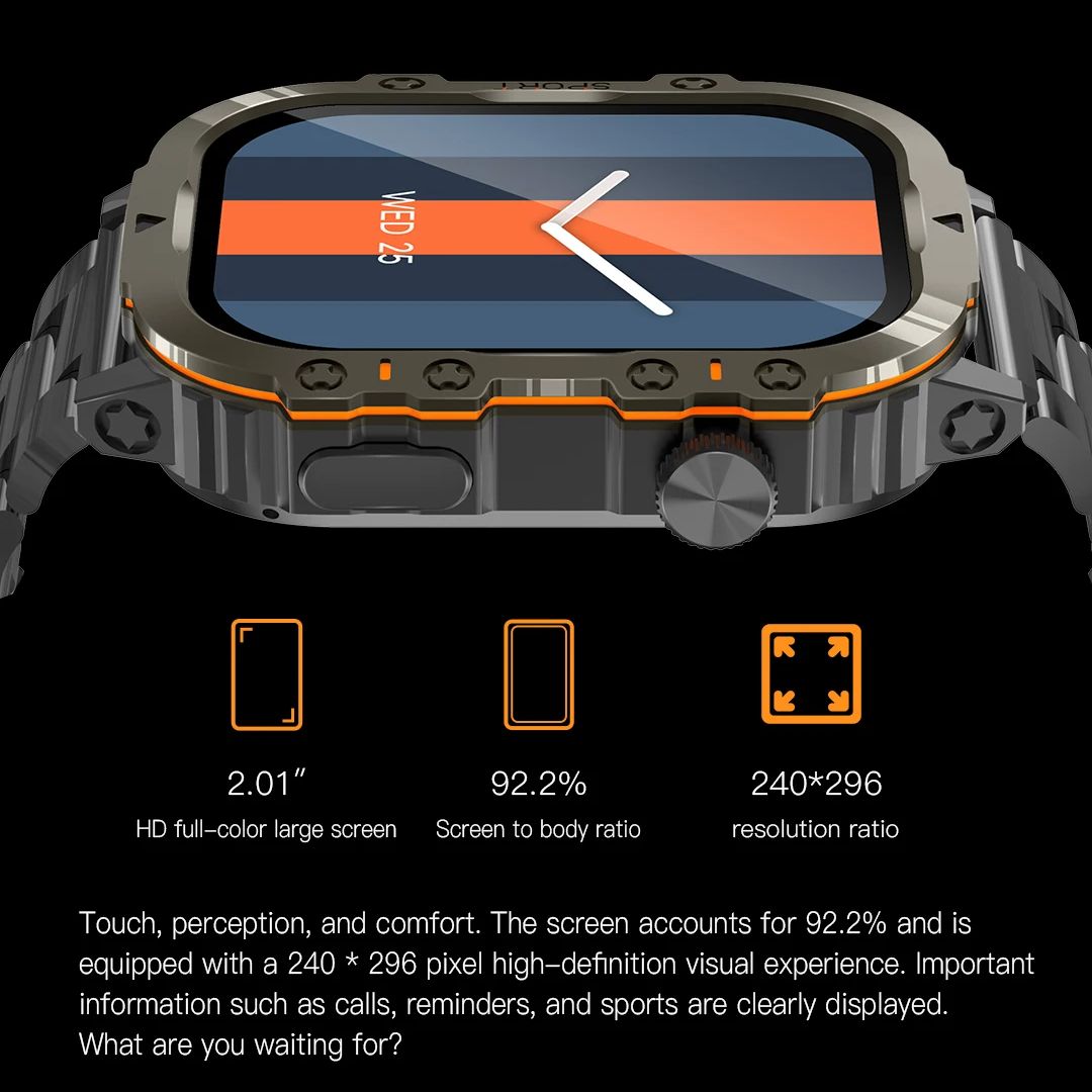 Montre intelligente pour homme - Outdoor Adventure Hours avis et prix