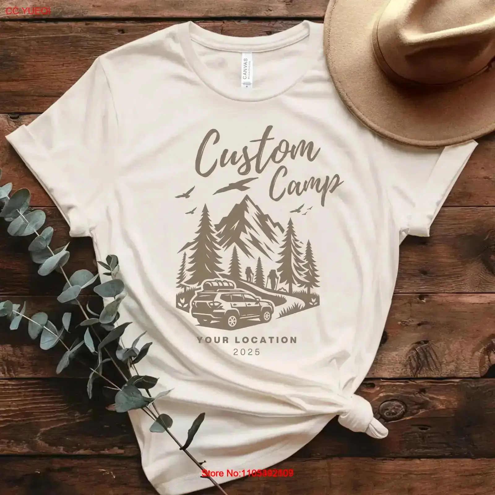 T-shirt de camping personnalis - Outdoor Adventure Vacations For Families avis et prix