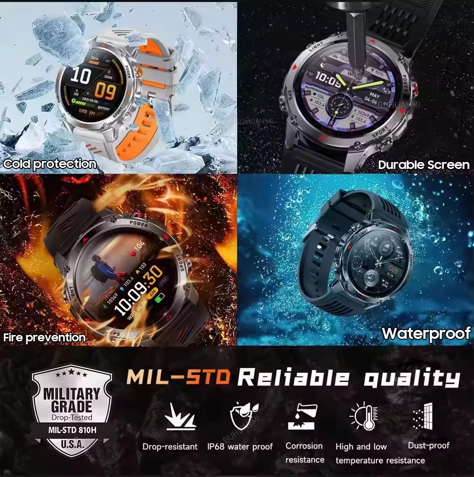 Montre connectée militaire pro - Outdoor Adventure Hours avis et prix