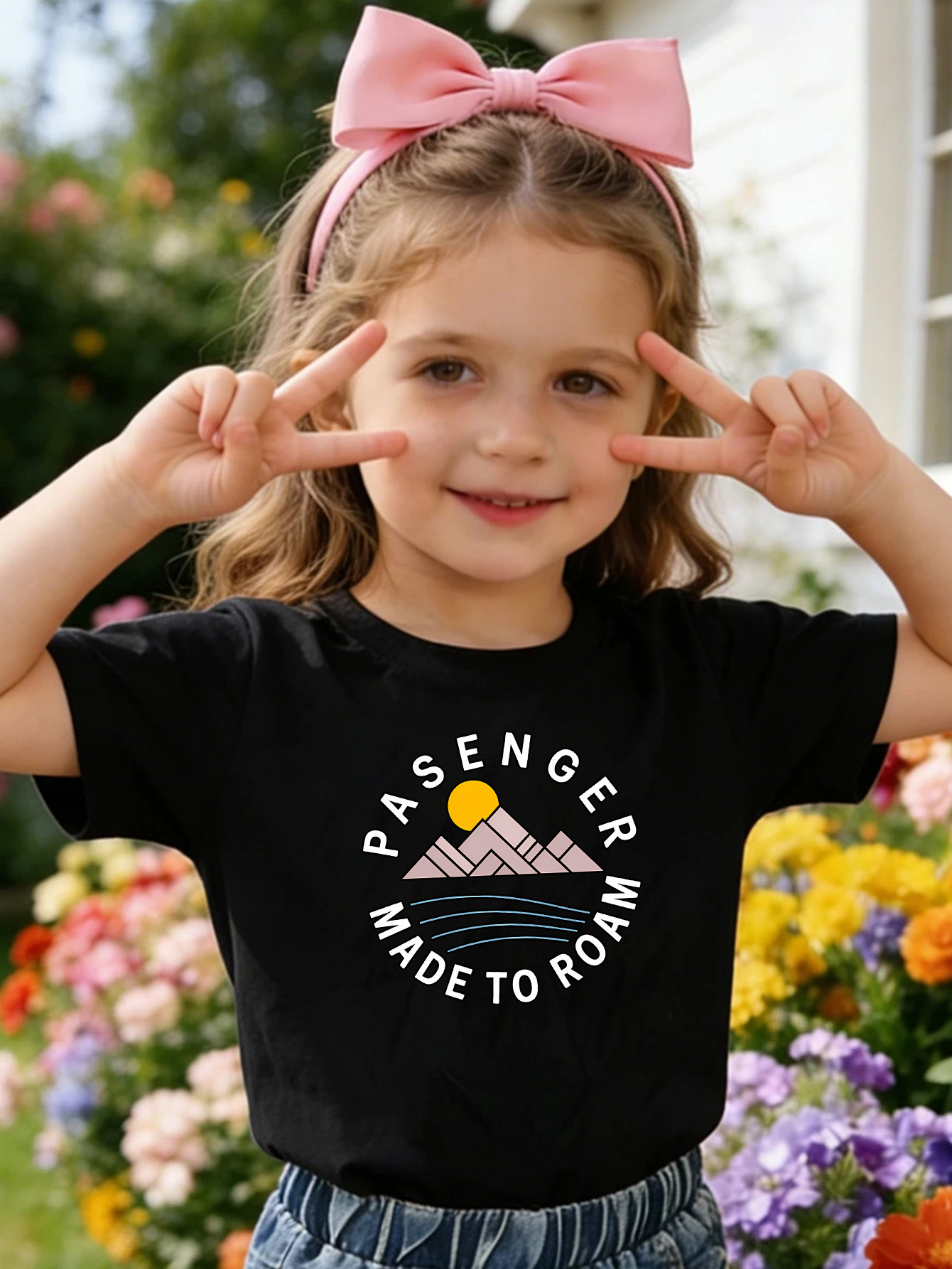 T-shirt Enfant Imprimé Aventur - Outdoor Adventure Girl avis et prix