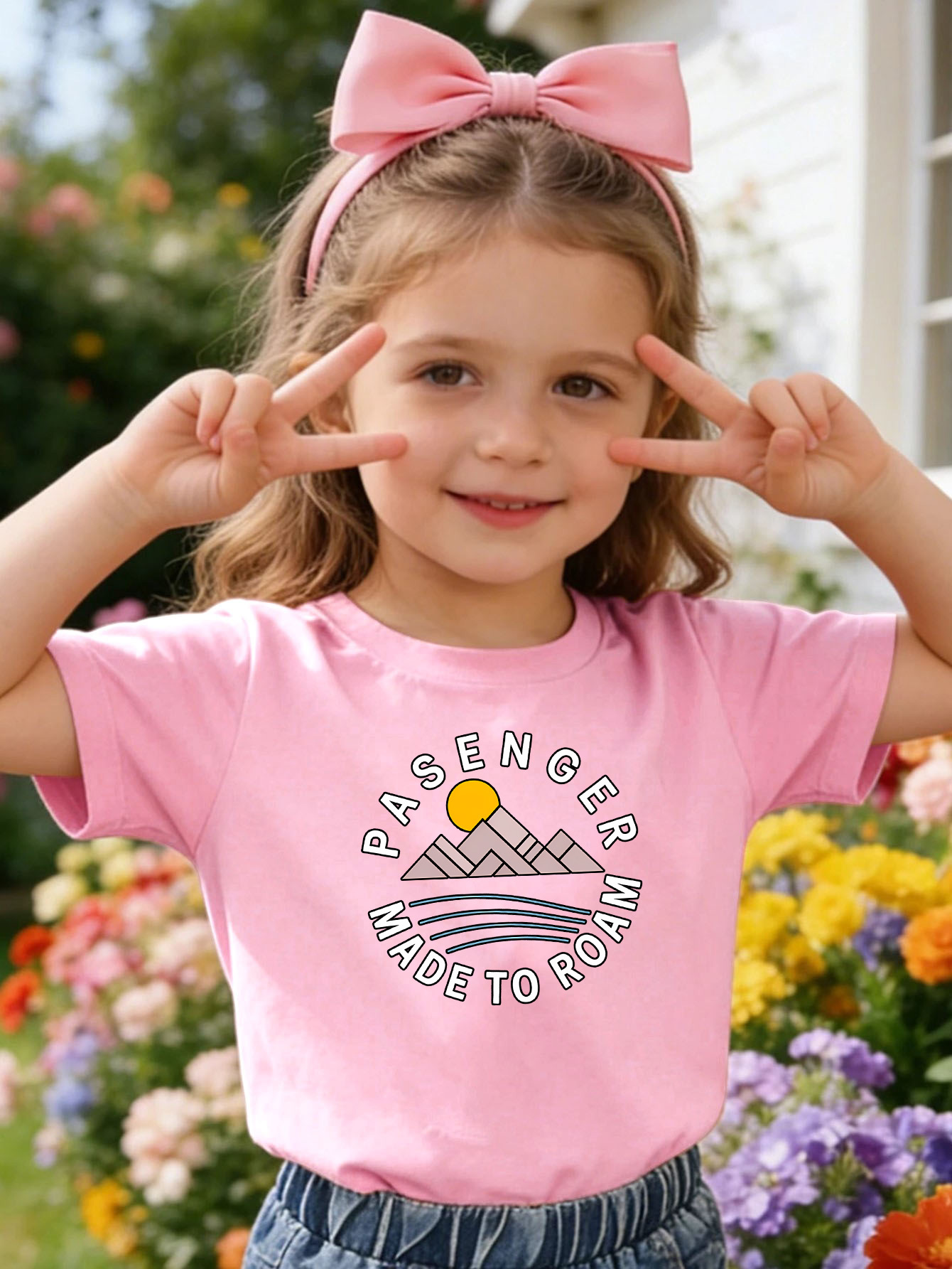 T-shirt Enfant Imprimé Aventur - Outdoor Adventure Girl avis et prix