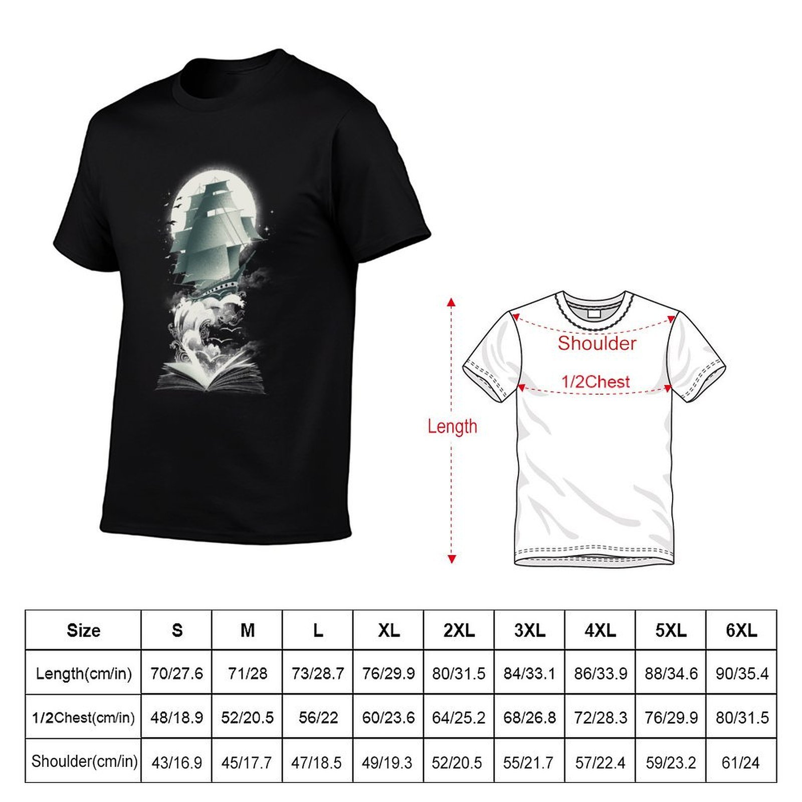T-shirt Book of Adventures pou - Outdoor Adventure Books avis et prix