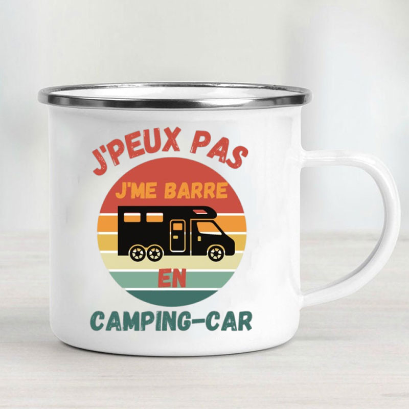 Tasse en émail de camping-car, - Outdoor Adventure Ideas avis et prix