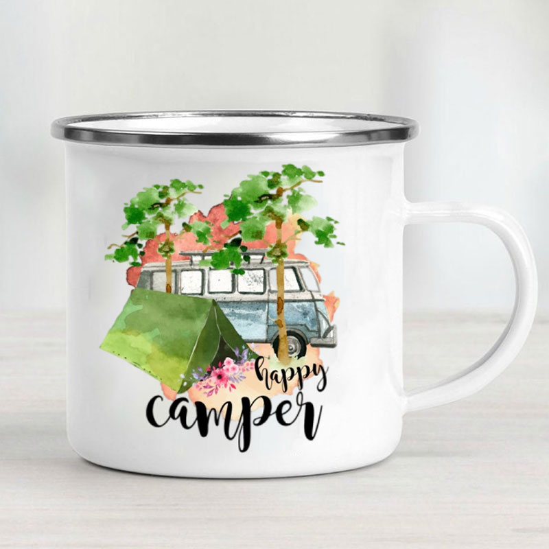 Tasse en émail de camping-car, - Outdoor Adventure Ideas avis et prix