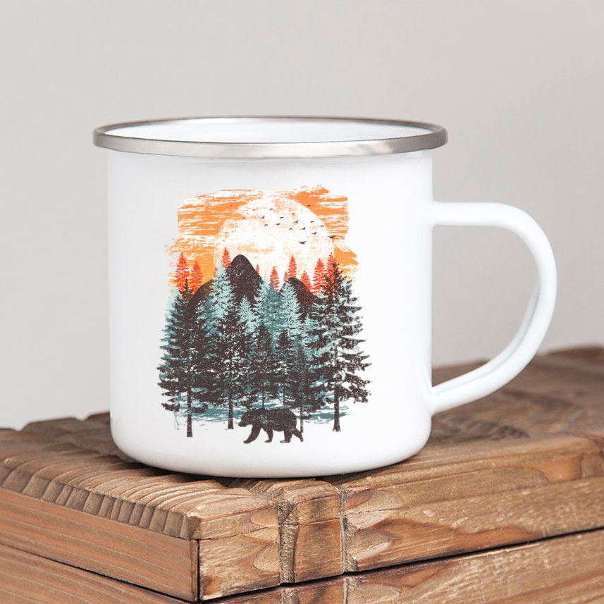 Tasse à café en émail pour Cam - Outdoor Adventure Ideas avis et prix