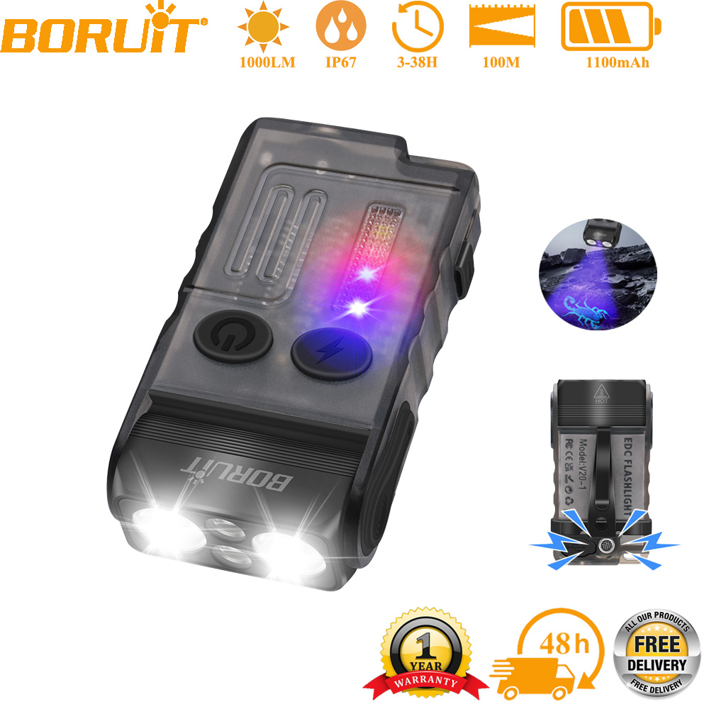 BORUiT V20 EDC Lampe torche po - Outdoor Adventure Inc avis et prix