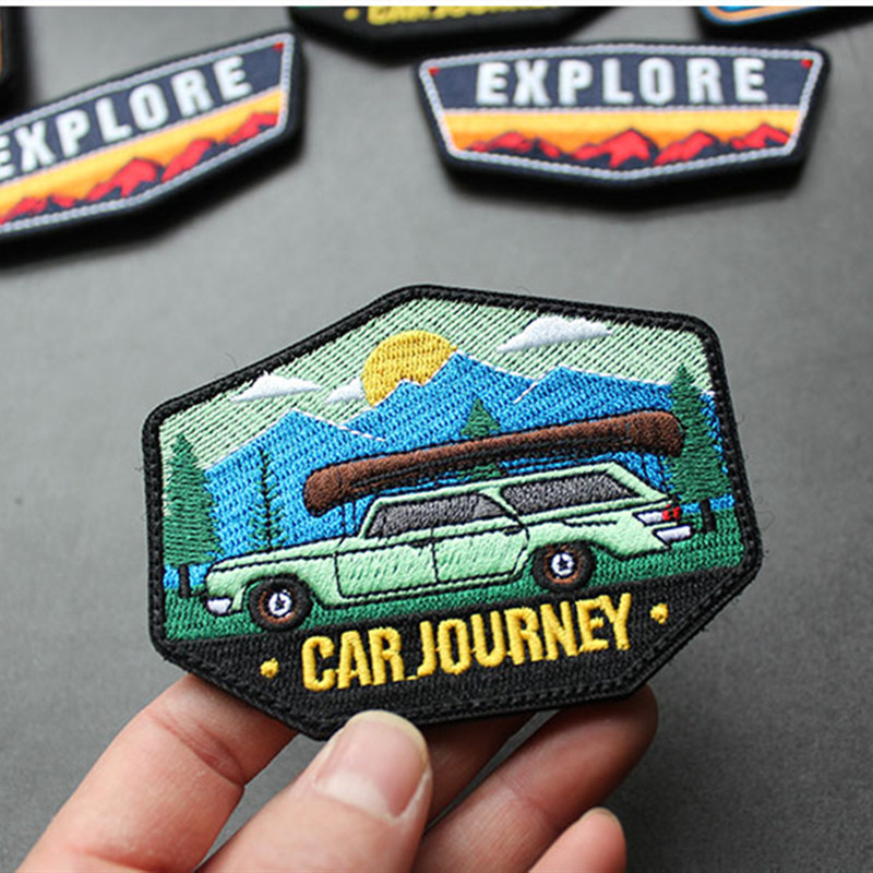 Patch de broderie de paysage,  - Outdoor Adventure Clothing avis et prix